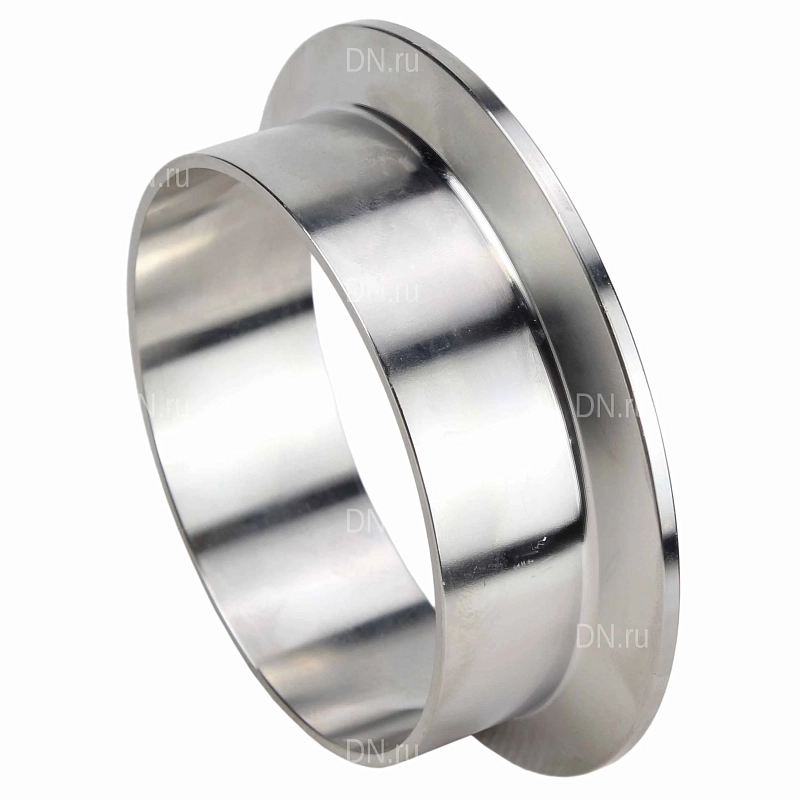 Штуцер CLAMP UC-31-W-119 Ду100 Ру10, корпус - нержавеющая сталь 304, присоединение - под приварку