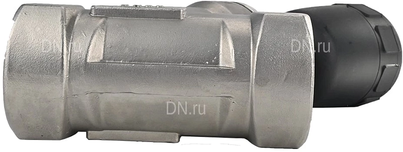 Клапан отсечной пневматический 3″ Ду80 Ру25, корпус - нержавеющая сталь SS316, резьбовой, Y-образный, корпус привода - пластик (VSP3241P-T-1PNC)