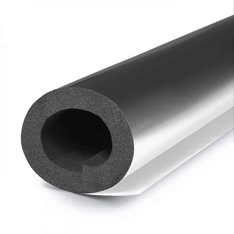 Трубка теплоизоляционная K-FLEX ST AL CLAD 09х114-1 Ду114, с защитным покрытием AL CLAD, материал - вспененный каучук, толщина - 9мм, длина - 1м, цвет - черный, отгрузка кратно 8шт