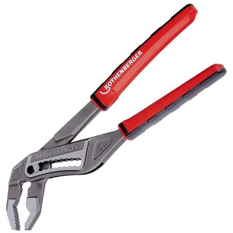 Клещи сантехнические универсальные Rothenberger ROGRIP M 10″ 1K до 2″ (до 60 мм), пластиковая ручка
