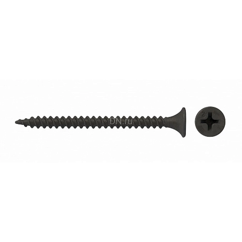 Саморез ZITAR СГМ 4.2х70мм (2500шт), головка - потайная, диаметр - 4.2мм, длина - 70мм, материал - углеродистая сталь, покрытие - фосфатное, упаковка - 2500шт